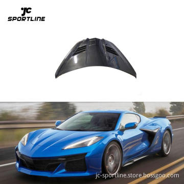 Real Carbon Fiber Hood Bonnet for Chevrolet Corvette C8 Z06 2022-2024
